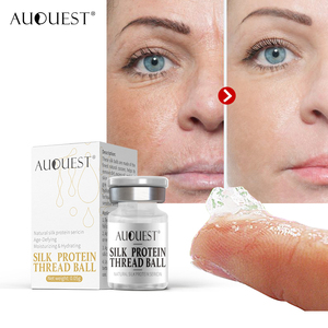 Fabricación de proteína de seda 100% Natural, reafirmante de manchas oscuras, eliminación de arrugas, <span class=keywords><strong>suero</strong></span> de bola de hilo de proteína de seda - Product Image 4