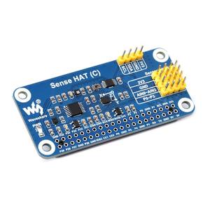 Modul Waveshare Sense HAT (C) untuk Raspberry <span class=keywords><strong>Pi</strong></span>, Antarmuka I2C, Mendukung Sensor Eksternal, Sensor Multi-Fungsi, Fiksasi Sekrup, 2025+ - Product Image 1