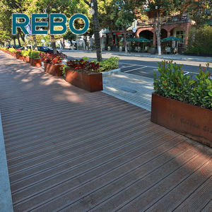 Plancher en bambou tressé <span class=keywords><strong>Woca</strong></span> de style moderne, finition huilée, couleur foncée, système de pose par clips, antidérapant, imperméable, ignifuge, écologique - Product Image 2