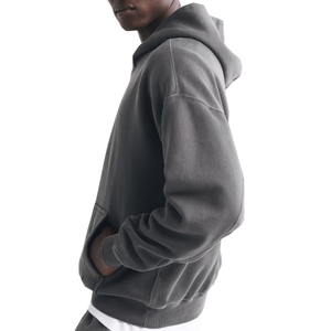 Sudaderas con Capucha de Algodón al por Mayor para Hombre, Sudadera con Capucha Personalizada con Logotipo Tejido para Hombre - Product Image 5