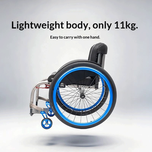 Fauteuil roulant manuel sportif portable et léger - Product Image 2
