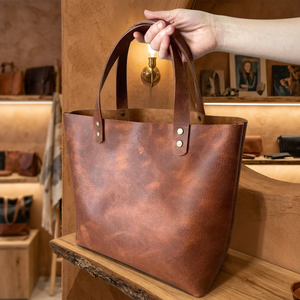 Handcrafted Genuine Leather Waterproof Soft Eco-Friendly Women's Fashionable Cross-Body Bags Zipper Large Capacity Lightweight - Product Image 1