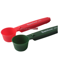 Ensemble de clips de fermeture de sac en plastique multicolore personnalisé, paquet de puces de fermeture de collation alimentaire pour aliments avec cuillère pliable fabricant