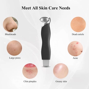2026年新作 ダブルヘッドメタルフェイシャルローラー スキンスクラバーツール 黒ずみ除去&アイスローラー 洗顔ブラシ フェイスマッサージャー - Product Image 3