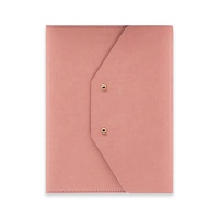 Porte-cartes, papeterie professionnelle, couverture d'enveloppe en cuir PU, carnet multifonctionnel A5 avec porte-stylo