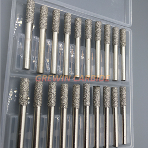 Chất Lượng Tốt Thiêu Kết Granite Đầu Phẳng Khoan Sử Dụng <span class=keywords><strong>CNC</strong></span> <span class=keywords><strong>Router</strong></span> Bit Kim Cương Khắc Bits - Product Image 3