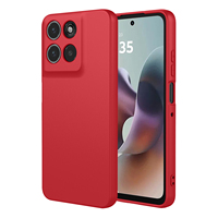 Pour Motorola G56 5G coque en silicone, doublure en microfibre antichoc souple TPU Gel couverture de téléphone en caoutchouc pour Motorola Moto G56 G55 G85