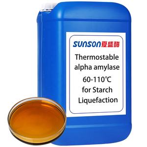 Amylase-A à hautes températures thermostable liquide de l'<span class=keywords><strong>enzyme</strong></span> 150000u/ml d'amylase-alpha 60-110 ℃ pour la liquéfaction d'amidon, condiments - Product Image 1
