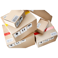 Boîte en carton ondulé multi-usages, diviseurs internes, logo personnalisé en relief, matériaux recyclés écologiques, taille personnalisée