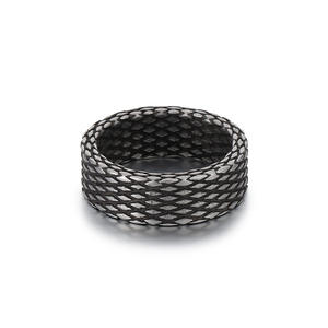 Bijoux nouvelle bague en diamant Japon et Corée du Sud <span class=keywords><strong>tout</strong></span> tendance à faire ancienne bague pour homme en acier inoxydable grain de diamant - Product Image 4