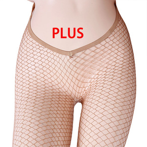 Collants taille V tricotés en résille sexy pour femmes collants à pois creux or argent motif rayé collants minces pour les fêtes en club - Product Image 5
