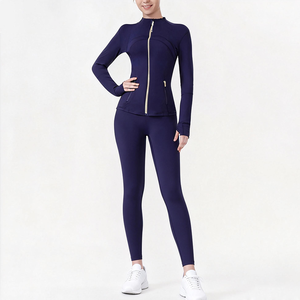 USA Oversea Warehouse Fast Shipping High Quality Slim Fit Quick Dry Women's Sportswear Yoga Sports Set for Yoga - Product Image 4