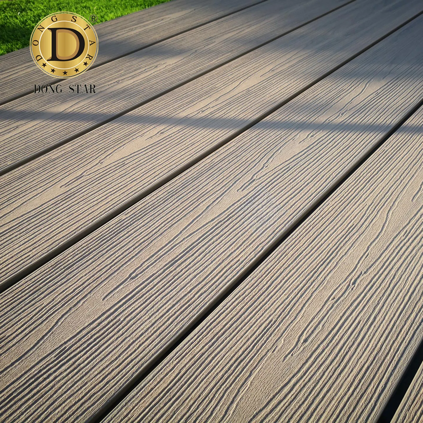 Outdoor Faux Wood plastica riciclata legname solido composito Wpc Decking alternativa pavimentazione esterna pavimento da giardino Deck