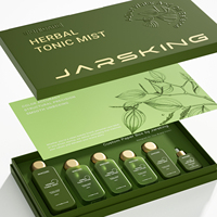 Juego de Envases Cosméticos PETG de Base Gruesa Personalizados, Bomba Dosificadora de Loción con Caja de Papel de Marca