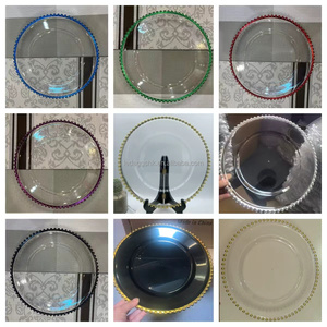 Assiette Ronde Transparente pour Mariage, Gravure Personnalisée, Vente Directe Usine LEDA pour Événements, Fêtes et Hôtels - Product Image 4