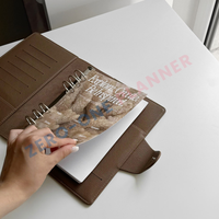 Planificateur personnalisé tableau de bord A5 A6 A7 B5 B6 Insert blanc papier cartonné imprimé motif coloré pour les couvertures de planificateur à disque