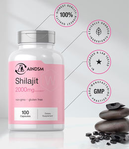 Hoge Kwaliteit Himalayan Shilajit Capsules Voor Volwassenen Ashwagandha & Kurkuma Immuunondersteuning & Veroudering Verdediging Niet Voor Zwangere Vrouwen - Product Image 5