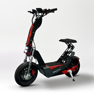 Trottinette électrique 16 pouces sans chambre à air Geofought F8 QS Motor 72V, autonomie 30-60AH 60-180KM, 100A 180A, démarrage NFC, trottinette adulte avec siège - Product Image 1