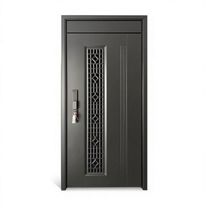 Puerta de Entrada de Diseño Posmoderno, Simple y Elegante, Manual, de Seguridad, Antirrobo, para Hogar u Oficina, de Lujo Ligero, Venta al Por Mayor de Fábrica - Product Image 1