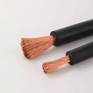 Flexible Cable Welding Cable UL Certification Rubber 10 Awg 2/0 Gauge Awg Copper Power Supply EPDM Stranded Cable Insulated 600V