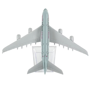 Modèle d'avion à l'échelle 1:500, Qatar <span class=keywords><strong>Airways</strong></span> Airbus A380, modèle d'avion en alliage moulé sous pression avec support, fourni par l'usine - Product Image 3
