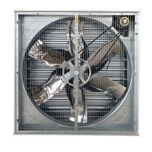 พัดลมดูดอากาศแบบแรงดันลบสำหรับอุตสาหกรรม ติดตั้งบนหลังคา ลดเสียงรบกวน สำหรับห้องปลูกพืช รูปทรงสี่เหลี่ยมผืนผ้า - Product Image 4