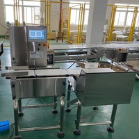 Báscula de Control de Peso de Alta Precisión de 0.1g con Sistema de Rechazo Automático para Línea de Producción de Empaquetado