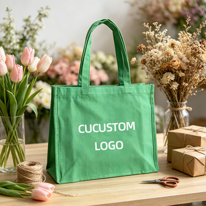 Sac fourre-tout en coton personnalisé avec logo et motif, écologique, réutilisable, promotionnel, pour le marché et l'extérieur - Product Image 2