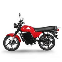 Motocicleta Eléctrica de Fábrica China, Velocidad 70 km/h, Batería de Litio Potente, Batería de Plomo-Ácido