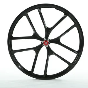 Kleurrijke Licht Gewicht 26 Inch Magnesiumlegering 10 Spoke Fiets Velg Fixed Gear Type Hub Fiets Wiel