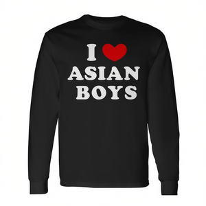 T-shirt à manches longues I Love Asian Boys - Product Image 2