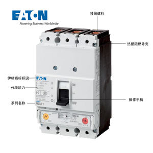 Автоматический выключатель в литом корпусе EATON Moller серии NZM, 125А, промышленный, производство Китай, в наличии - Product Image 5