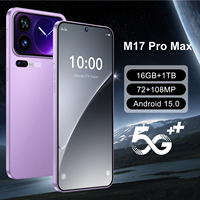Teléfono Inteligente M17 Pro Max de 7.3 Pulgadas 5G Directo de Fábrica, 16GB+1TB, Procesador de 10 Núcleos, Reconocimiento Facial, Pantalla HD, Versión Global