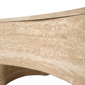 Modern Durable Irregular Coffee <b>Table</b> with Flip Top and Hidden Storage Compartment Living Room Furniture by OE HOME - Product Image 4