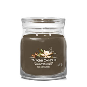 Yankee Candle - Candela in Vaso Medio con 2 Stoppini, Profumo Vaniglia e Caffè Espresso - Product Image 1