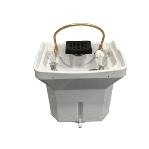 อ่างสระผมเคลื่อนที่ Kisen พร้อมอุปกรณ์ทำสปาผมแบบญี่ปุ่น 110V มาตรฐานอเมริกา จัดส่งรวดเร็ว เครื่องทำสปาผมแบบไม่ใช้ท่อ พร้อมถังขนาด 60 ลิตร - Product Image 4