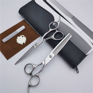 Tijeras de peluquería Inoue Kazaki de acero inoxidable 440C, tijeras de entresacar de 30 dientes para diestros, hechas a medida, tijeras planas - Product Image 4