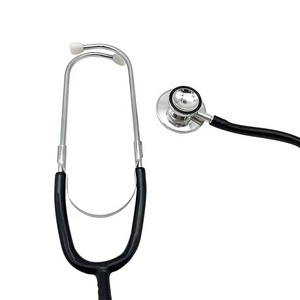 Estetoscopio Pediátrico de Doble Cabeza Clásico III Profesional para Médico, Brazalete de Algodón, Tubos Dobles de PVC, Negro, MEDEASE, Aneróide - Product Image 5