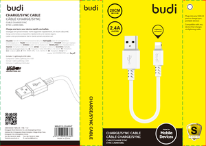 عرض خاص كابل شاحن USB صغير سريع الشحن M 1M نوع C من Budi - Product Image 4