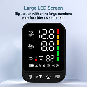 <span class=keywords><strong>Monitor</strong></span> de BP con brazo con pantalla LED clínica, brazalete ajustable con índice de la OMS con almacenamiento de datos 198, <span class=keywords><strong>Monitor</strong></span> de presión arterial con modo de usuario dual - Product Image 3