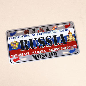 Placa de Matrícula de Aluminio Personalizada de Alta Calidad, Recuerdo de Estados Unidos y México, para Decoración de Vehículos - Product Image 3