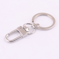 Geschenke leere Schlüssel anhänger Metall Karabiner haken mit Schlüssel ring für Schlüssel anhänger