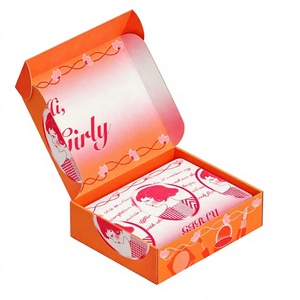 Boîtes d'expédition en carton ondulé personnalisées avec logo imprimé à l'intérieur pour emballages de cosmétiques de luxe - Product Image 3