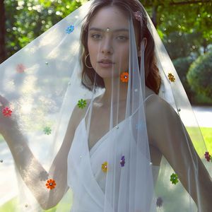 <span class=keywords><strong>Voile</strong></span> de mariée coréen YouLaPan, tulle souple monocouche sans peigne, <span class=keywords><strong>mini</strong></span> <span class=keywords><strong>voile</strong></span> de soirée et de bal avec fleurs en dentelle M143 - Product Image 1