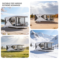 Fournisseur de haute qualité, maison miniature de plein air, glamping, camping intelligent, durée de vie ultra longue