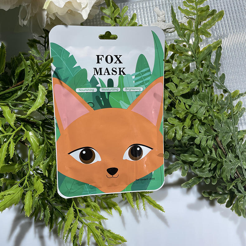 Fox máscara de hoja de la cara