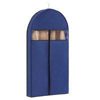 Housse anti-poussière pour vêtements sac de rangement simple tissu non tissé tridimensionnel épaissi durable multifonction Transparent