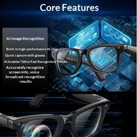 Nouvelles lunettes intelligentes W620 Pro 13MP avec traduction IA, capture photo et vidéo, partage d'images, double réduction de bruit, étanchéité IP66