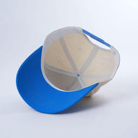 Casquette de sport en coton à 5 panneaux pour homme, bicolore, de haute qualité, personnalisée, avec visière incurvée et lettres brodées, style snapback