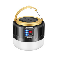 Lanternes portables lampes d'urgence 1000 Watts lampe solaire LED Camping ampoule Rechargeable USB pour lampe de tente extérieure pour barbecue randonnée